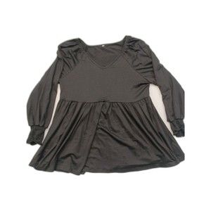 Womens  XL Summer T-Shirt Dress Ladies Casual Loose Baggy Tops Blouse V Neck